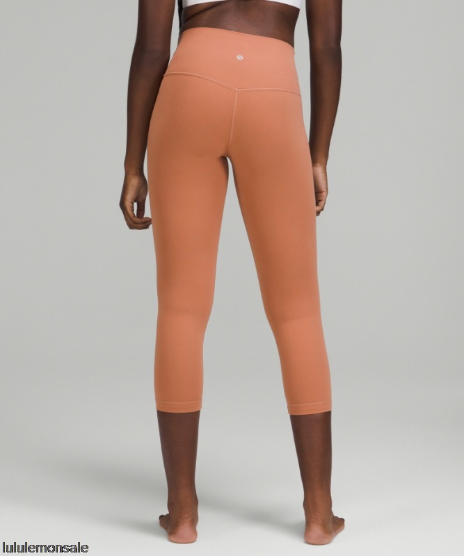Lululemon Damen DELULU198 | Ausrichten Hochhaus Ernte 23 Staubiger Lehm